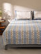 Handblock Printed Cotton Bedsheet With Pillow Covers (Set Of 3)