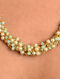 Aqua White Gold Tone Necklace
