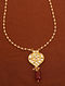 Red Gold Tone Foiled Kundan Necklace 