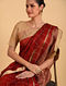 Red Handloom Maheshwari Silk Cotton Saree