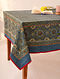 Handcrafted Ajrakh Mirrorwork Table Cover