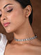 Tribal Silver Choker Necklace 