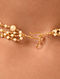 Pink Gold Tone Kundan Necklace