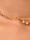 Gold Tone Kundan Necklace 