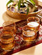 24 Karat Gold Work Whiskey Glasses in a Gift Box (Set Of 4)