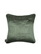 Beige Digital Printed Raw Silk Cushion Cover (Length - 16in, Width - 16in)