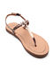 Bronze Handwoven Genuine Leather Sandals