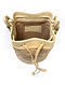 Ivory Handcrafted Genuine Leather Bucket Bag