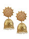 Gold Plated Silver Jhumki Earrings 