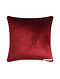 Burgundy Embroided Cushion Cover (L - 18in, W - 18in)