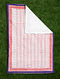 Pink Multicolored Handblock Printed Cotton Bedsheet Set