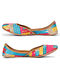 Multicolored Handcrafted Georgette Juttis