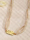 Gold Polki Necklace with Pearls