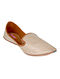 Beige Ivory Handcrafted Suede Leather Juttis for Men