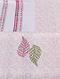 White-Pink Block-printed Cotton Reversible Single Dohar (Set of 2) (96in x 64in)