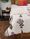 Multicolored Block-printed Cotton Double Quilt (102in x 88in)