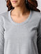 Grey Knitted Cotton Top