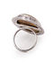 Jasper Adjustable Silver Ring