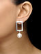 Classic Silver Earrings with Pearls