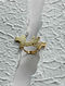 Gold Tone Handcrafted Ring