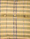 Block Stripe Yellow Silk Cushion Cover (20in x 20in)