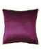 Purple Dupion Silk Cushion Cover (16in x 16in)