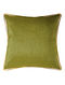 Olive Dupion Silk Cushion Cover (16in x 16in)