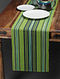 Green-Blue Handwoven Cotton Table Runner