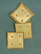Handcrafted Brass Coasters (Set of 6) (3.1in x 3.1in)