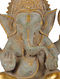 Brass Home Accent with Ganesha Design (L - 7in, W - 3.7in, H - 9in)
