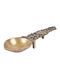 Brass Decorative Spoon (L - 12.5in, W - 3.6in, H - 1.2in)