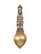 Brass Decorative Spoon (L - 12.5in, W - 3.6in, H - 1.2in)
