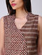 Indigo-Madder Dabu Cotton Dress by Jaypore