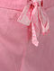 Pink Elasticated-waist Cotton Shorts by Jaypore