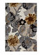 White-Multicolored Hand Tufted Wool Rug with Floral Design (8ft x 5ft)