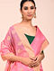 Pink Handwoven Chanderi Saree