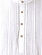 White Mandarin Collar Full Sleeve Linen Kurta