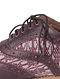Cherry Handcrafted Woven Cotton and Leather Oxford Shoes for Women