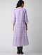 Purple Cotton Dress with Pockets