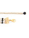 Black Gold Tone Onyx Bracelet