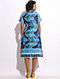 Multicolored Handloom Cotton Dress with Pockets