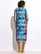 Multicolored Handloom Cotton Dress with pockets
