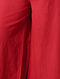 Red Elasticated Waist Hand-dyed Cotton Palazzos-L-XL