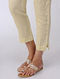 Yellow Cotton Linen Pants