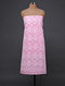 Pink Chikankari Cotton Blend Kurta Fabric