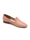 Pink Handwoven Genuine Leather Loafers