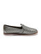 Silver Handwoven Genuine Leather Loafers