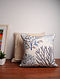 Blue Handcrafted Cotton Cushion Cover (16in x 16in)
