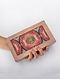 Multicolor Handcrafted Printed Wooden Frame Clutch